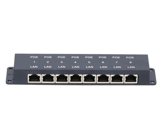 ExtraLink 8 Portowy PoE Injector 8x 100Mb/s RJ45 - 1541571 - zdjęcie 4